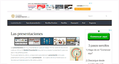 Desktop Screenshot of modelopresentacion.com