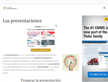 Tablet Screenshot of modelopresentacion.com